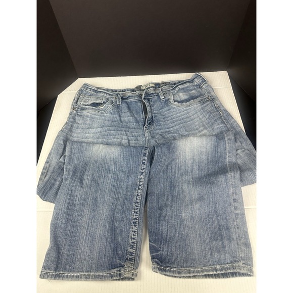 BKE Buckle Men's Jeans Seth 40R Blue South Western Stitch Medium Wash #27 - Picture 6 of 7